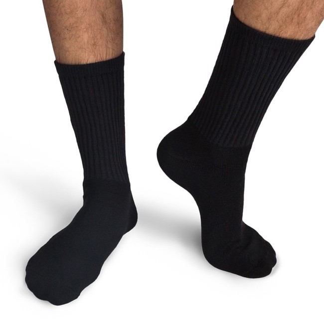 3 x Branded Bamboo Organic Basic Mens Business Socks Black Size 6-11 | eBay